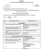 Изменение юридического адреса ООО "Сибирский монолит".